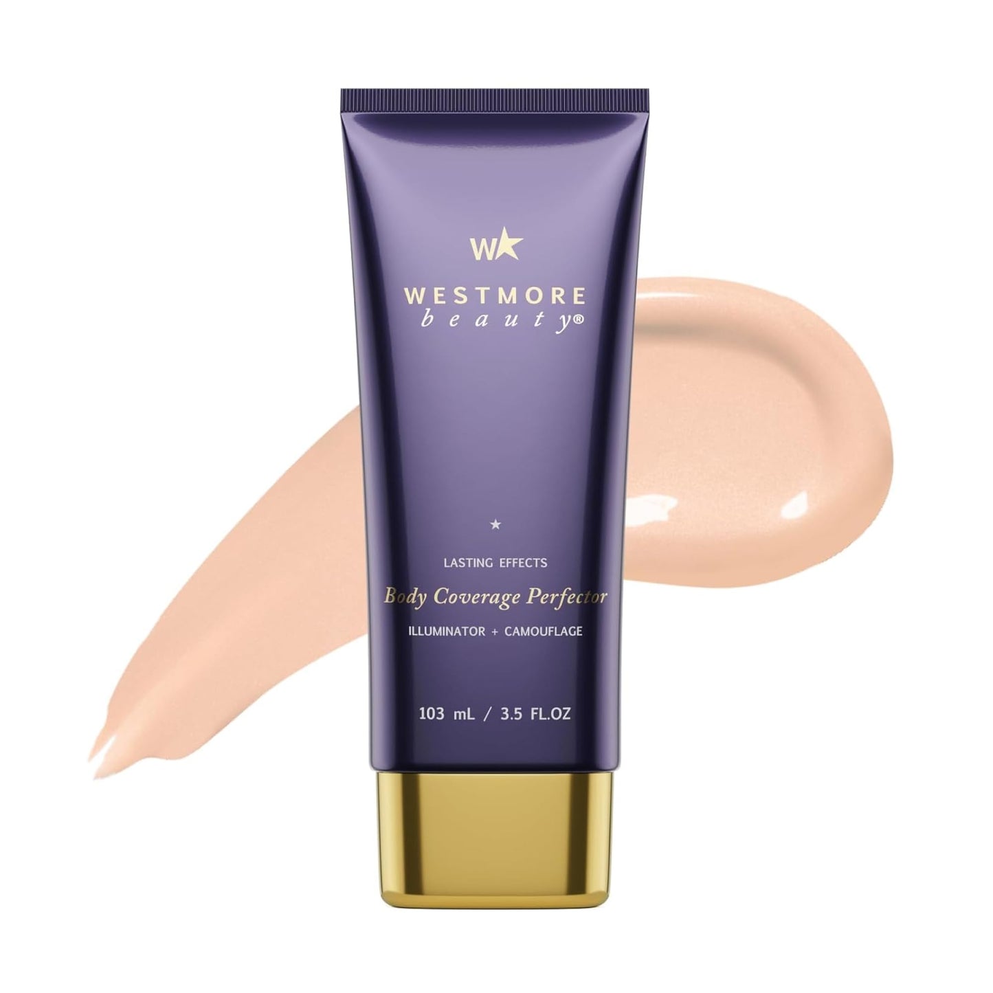 Westmore Beauty Body Coverage Perfector – Waterproof Leg & Body Makeup/Bronzer For Women - Best Tattoo Cover Up Makeup & Tattoo Concealer - 7 Oz Natural Radiance
