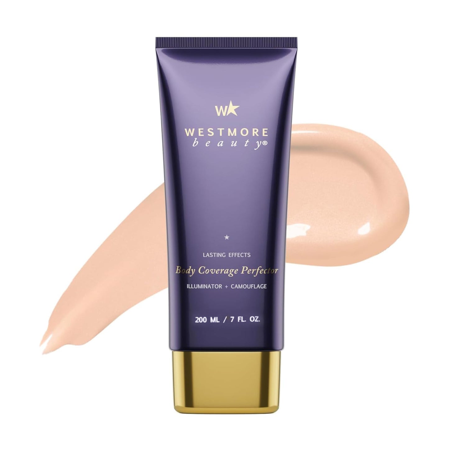 Westmore Beauty Body Coverage Perfector – Waterproof Leg & Body Makeup/Bronzer For Women - Best Tattoo Cover Up Makeup & Tattoo Concealer - 7 Oz Natural Radiance