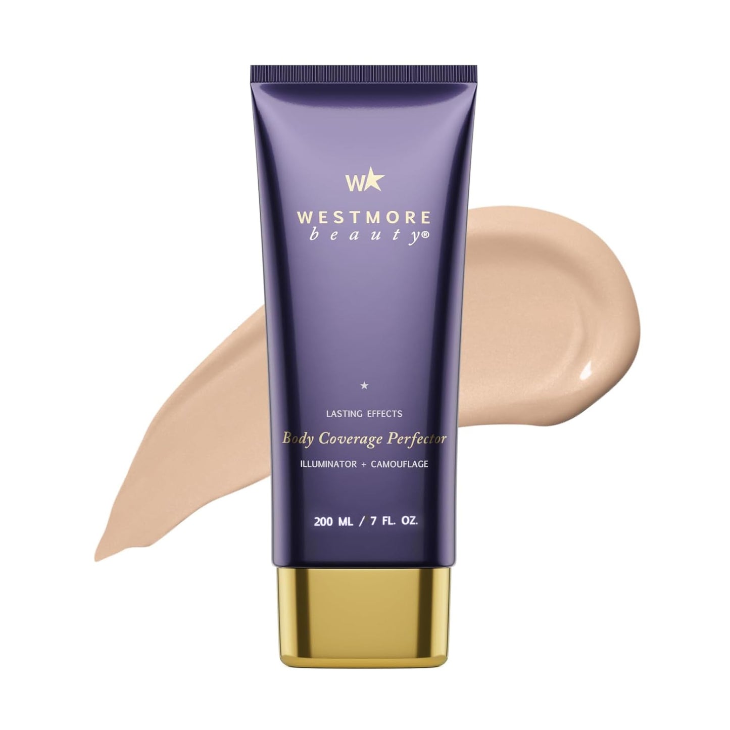 Westmore Beauty Body Coverage Perfector – Waterproof Leg & Body Makeup/Bronzer For Women - Best Tattoo Cover Up Makeup & Tattoo Concealer - 7 Oz Natural Radiance