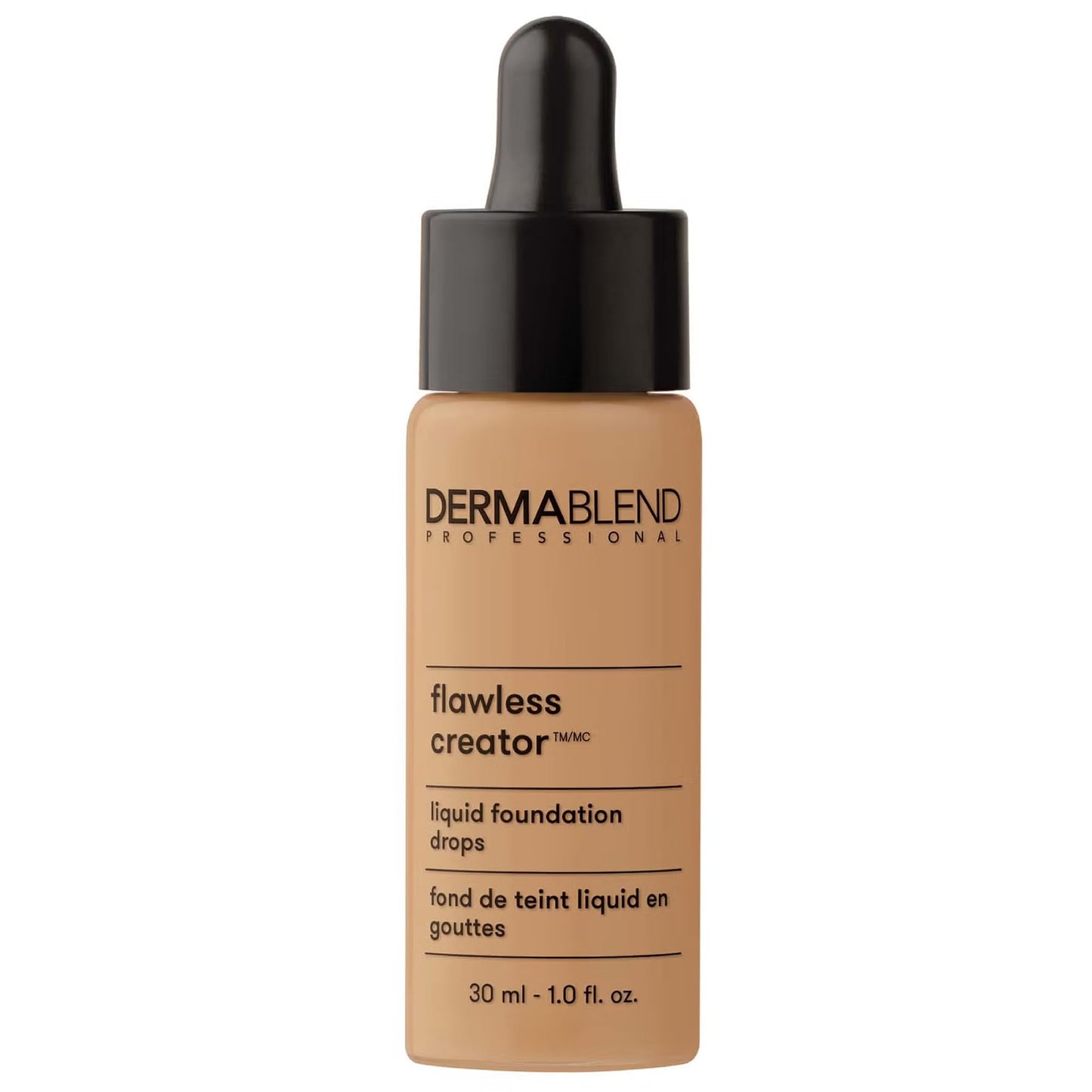 Dermablend Flawless Creator Multi-Use Liquid Foundation Makeup, Full Coverage Lightweight Buildable Foundation, Natural Finish, 1 Fl oz.