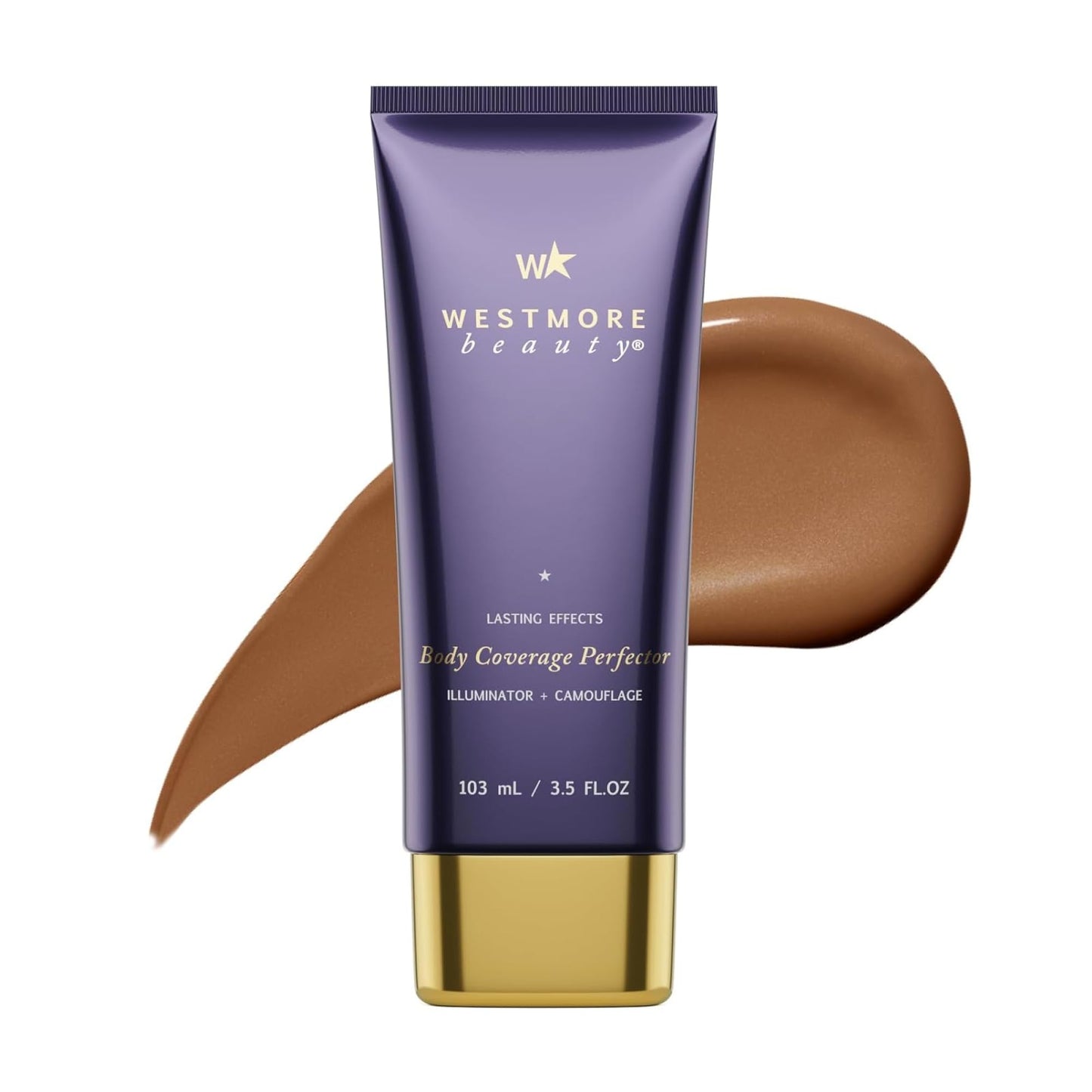 Westmore Beauty Body Coverage Perfector – Waterproof Leg & Body Makeup/Bronzer For Women - Best Tattoo Cover Up Makeup & Tattoo Concealer - 7 Oz Natural Radiance