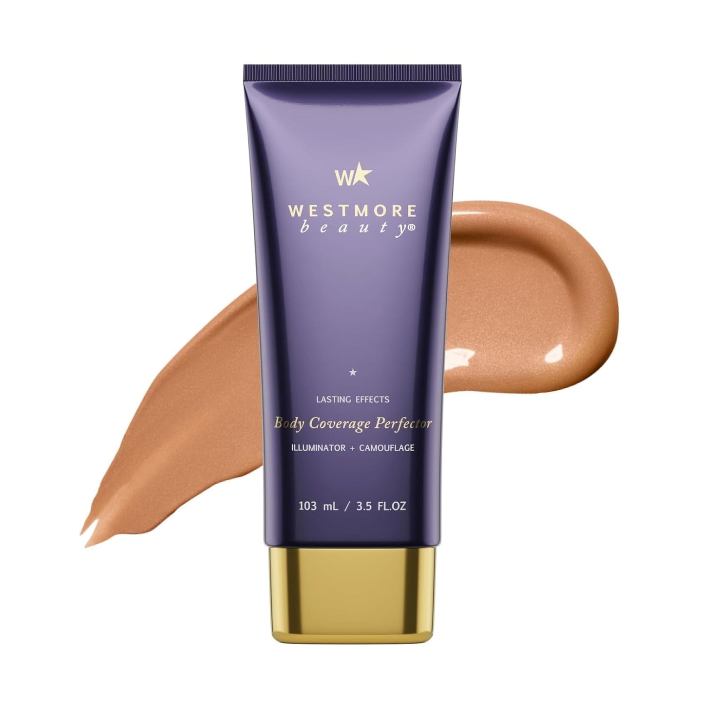Westmore Beauty Body Coverage Perfector – Waterproof Leg & Body Makeup/Bronzer For Women - Best Tattoo Cover Up Makeup & Tattoo Concealer - 7 Oz Natural Radiance