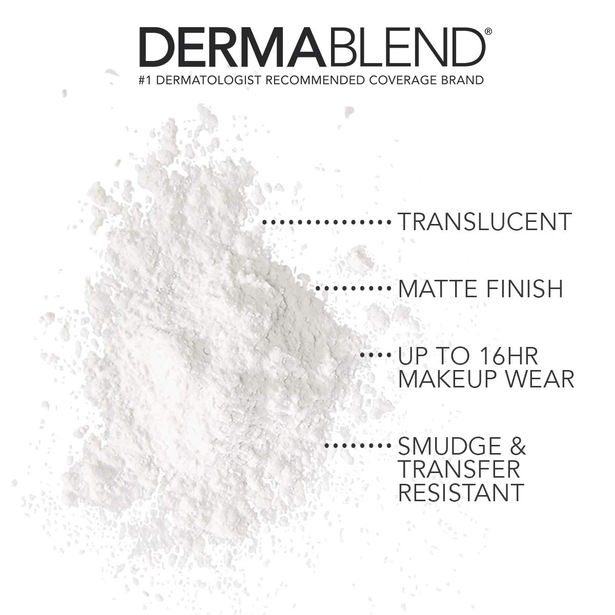 Dermablend Loose Setting Powder, Face Powder Makeup & Finishing Powder for Light, Medium & Tan Skin Tones