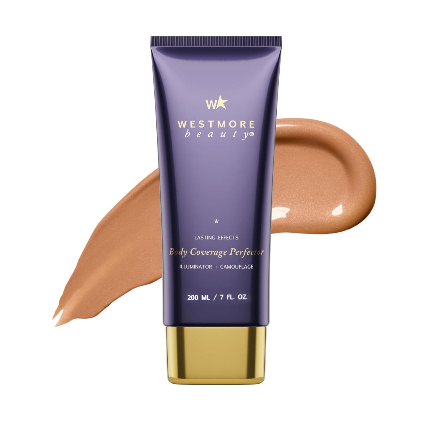 Westmore Beauty Body Coverage Perfector – Waterproof Leg & Body Makeup/Bronzer For Women - Best Tattoo Cover Up Makeup & Tattoo Concealer - 7 Oz Natural Radiance