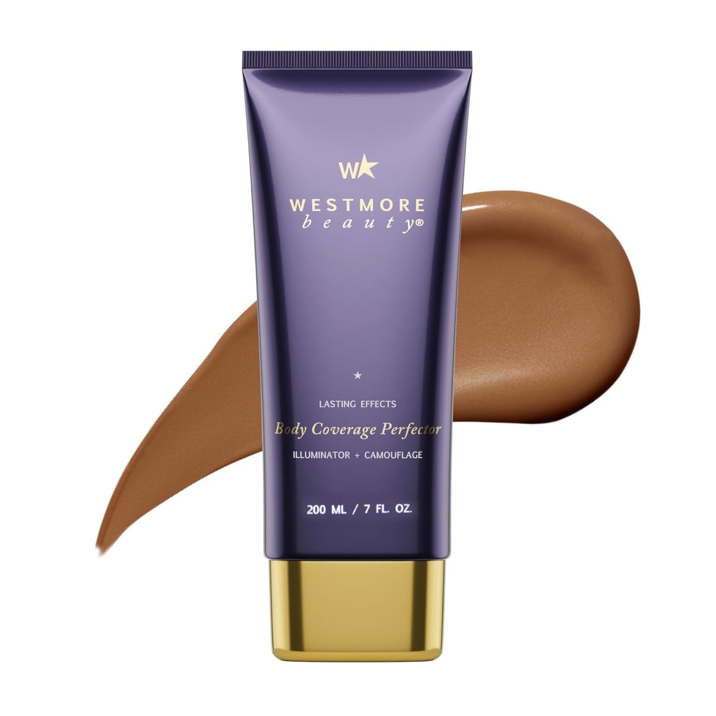 Westmore Beauty Body Coverage Perfector – Waterproof Leg & Body Makeup/Bronzer For Women - Best Tattoo Cover Up Makeup & Tattoo Concealer - 7 Oz Natural Radiance