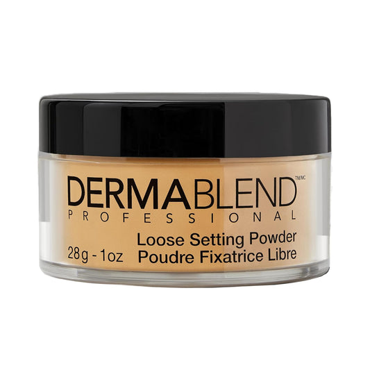 Dermablend Loose Setting Powder, Face Powder Makeup & Finishing Powder for Light, Medium & Tan Skin Tones
