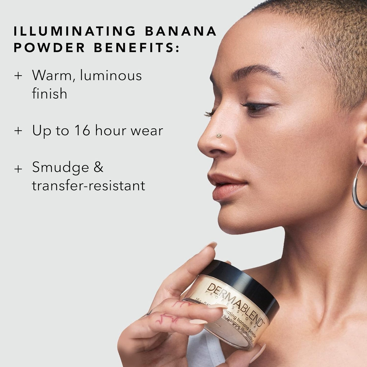 Dermablend Loose Setting Powder, Face Powder Makeup & Finishing Powder for Light, Medium & Tan Skin Tones