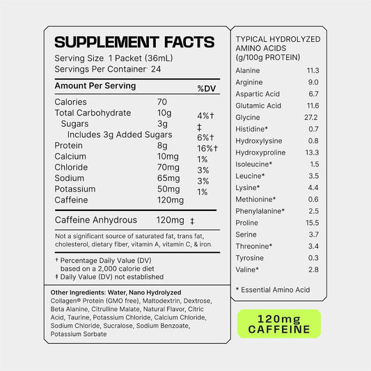 Frog Fuel Ultra Energy Gel & Pre Workout Shot, 120mg Caffeine, Berry, 24 pk