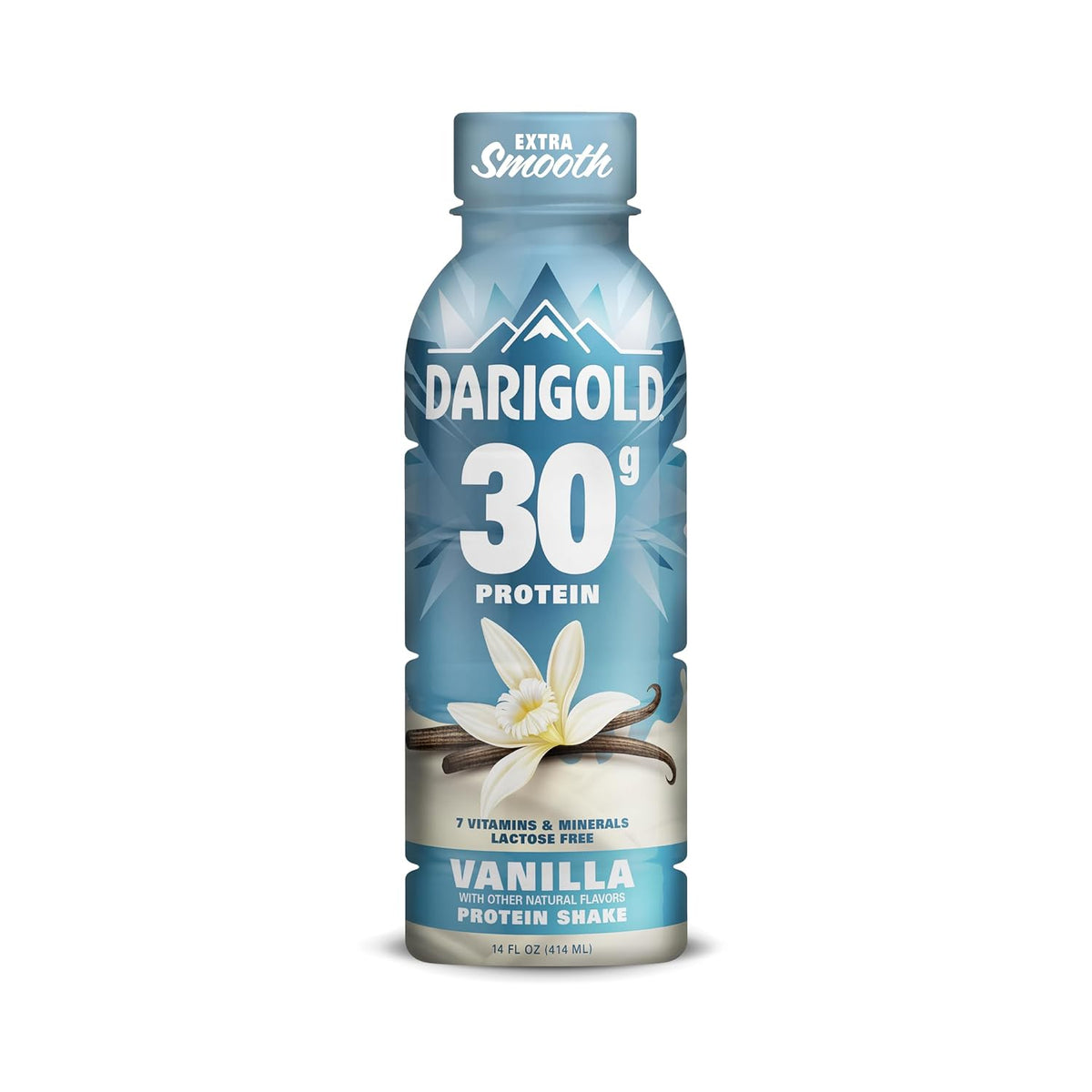 Darigold Vanilla Protein Shake, 30g per Serving Protein Drink (14oz 12ct)