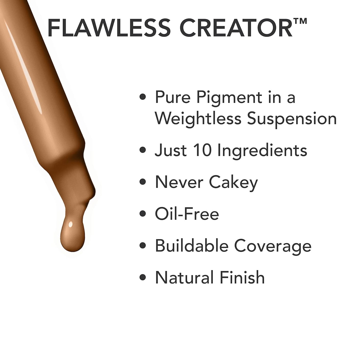 Dermablend Flawless Creator Multi-Use Liquid Foundation Makeup, Full Coverage Lightweight Buildable Foundation, Natural Finish, 1 Fl oz.