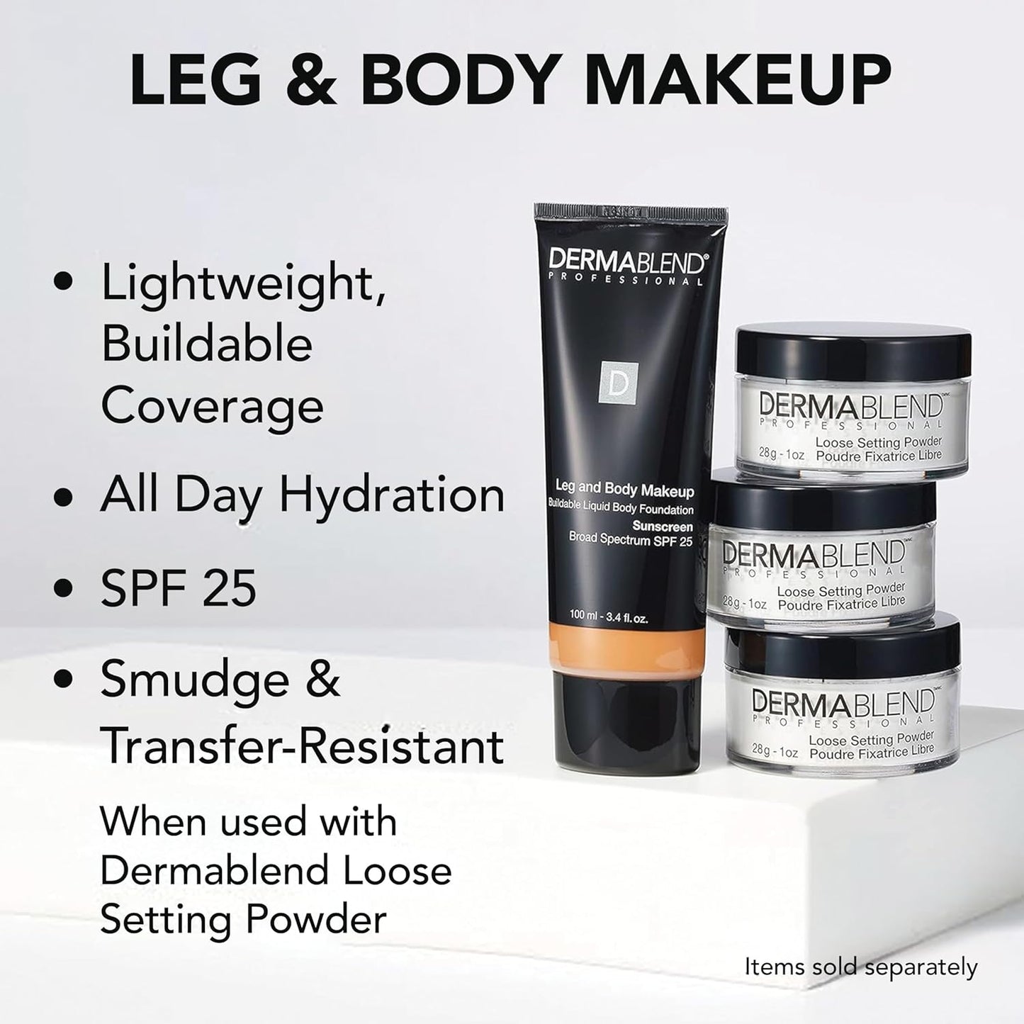 Dermablend Leg and Body Makeup Foundation with SPF 25