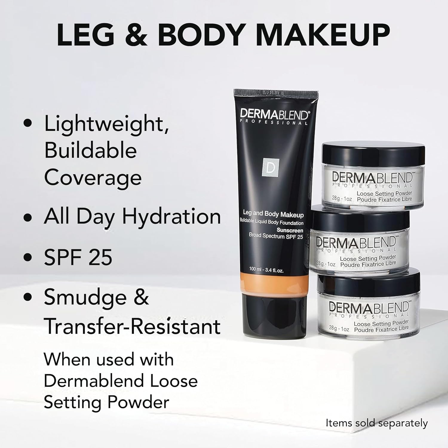 Dermablend Leg and Body Makeup Foundation with SPF 25