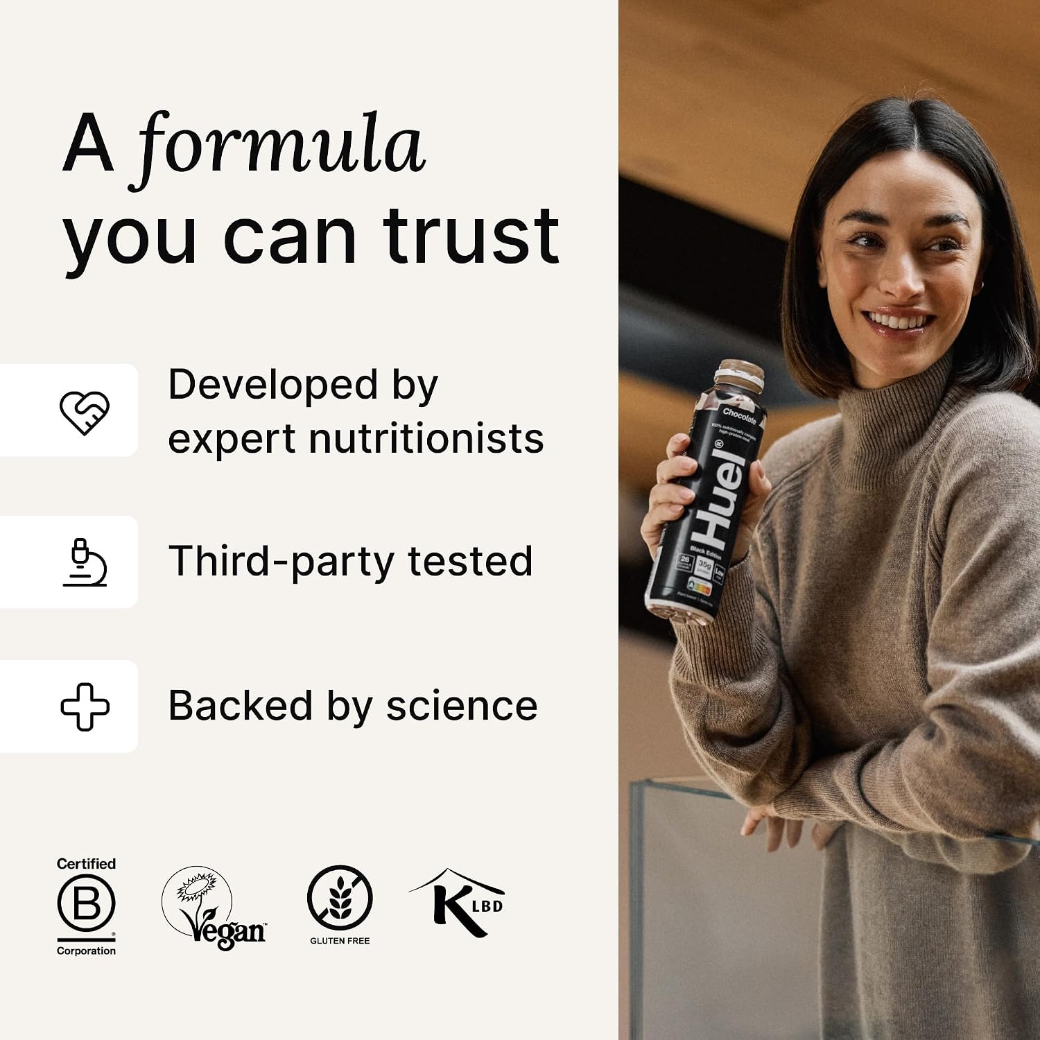 Huel Black Edition Ready-to-Drink | Meal Replacement Protein Shake | Vegan | Strawberry Banana (16.9 Fl Oz - 12 Pack) 35g High Protein, 27 Vitamins & Minerals, Gluten Free, High Fiber